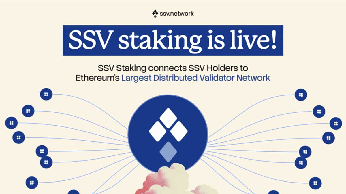 SSV Staking Launches, Connecting SSV Holders to Ethereum's Largest Distributed Validator Network